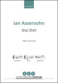 Sha! Shtil! SAB choral sheet music cover